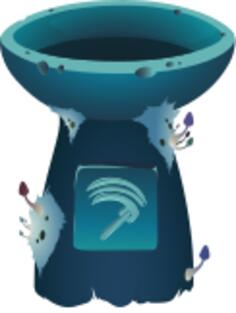 Blue pot image