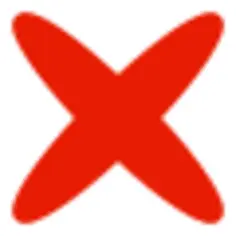 Red remove symbol