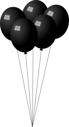 Orange balloons