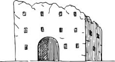 Ruined building