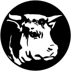 Cow's head image