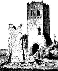 Ruined tower
