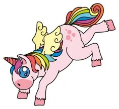 Prismatic winged unicorn