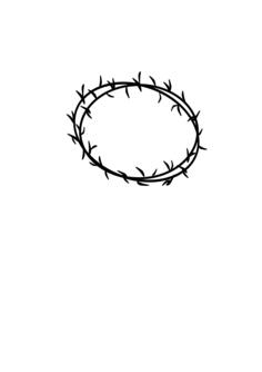 Black crown of thorns