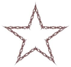 Abstract thorny star