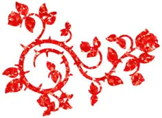 Ruby roses And vines