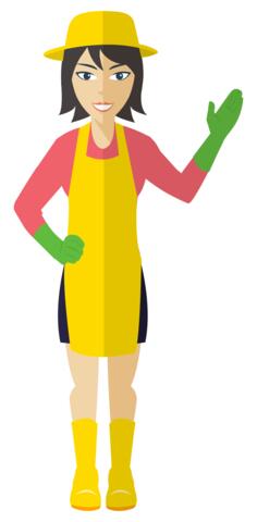 Gardening woman