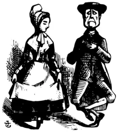 Strange dancing couple