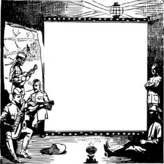 Musical party frame