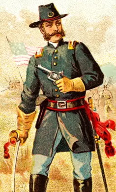 General with revolver