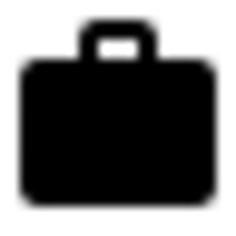 Symbol of a briefcase