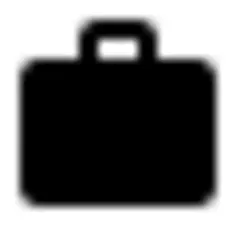 Symbol of a briefcase