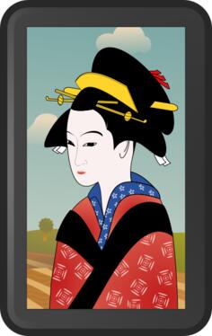 Geisha portrait