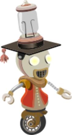 Unicycle and robot
