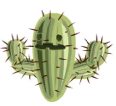 Cartoon cactus