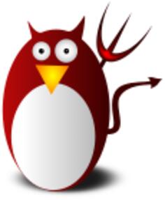 Red devilish tux