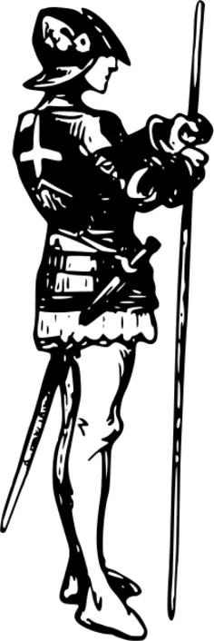 Vintage soldier image