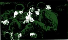 Soldiers in foxhole