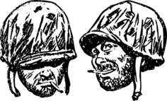 Smoking soldiers