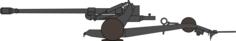FH70 155mm cannon illustration