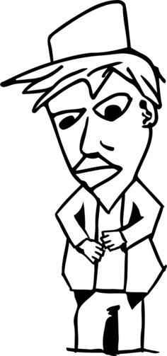 Man with hat