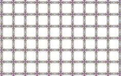 Flowery square pattern