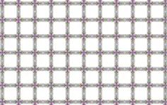 Flowery square pattern