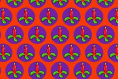 Christmas candles wallpaper
