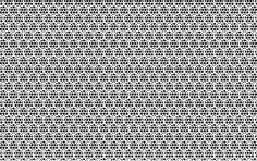 Black and white honeycomb