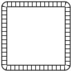Film strip square frame