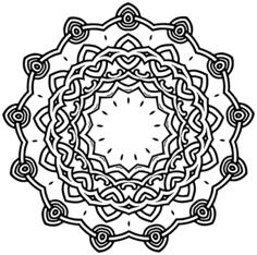 Geometrical flower image