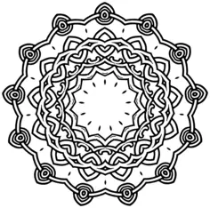 Geometrical flower image