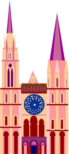 Colorful cathedral