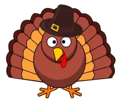 Turkey with hat