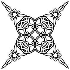 Interlocking decorative shape