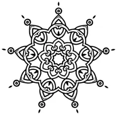 Floral interlocking decor