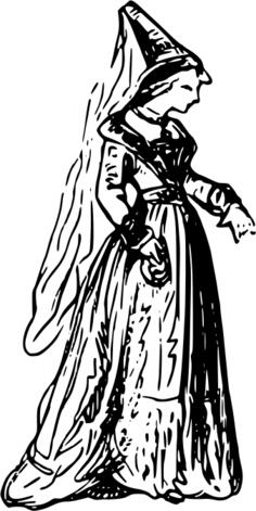 French medieval lady