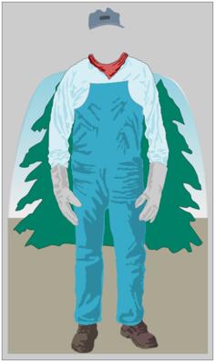 Cut-out worker