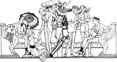 Stylish young people