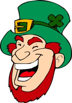 Laughing leprechaun