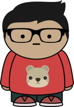 Boy with glasses