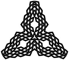 Interlocking triangle