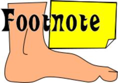 Footnote symbol