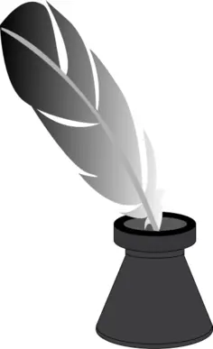 Quill and inkwell image