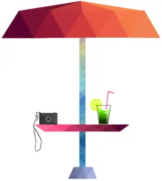 Beach umbrella