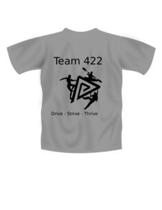 Team logo on T-shirt