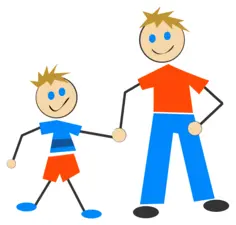Figure And Son Stick Figure