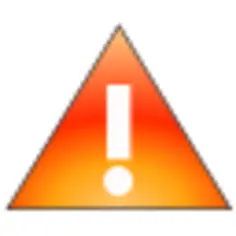 Orange exclamation