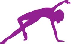 Purple dancing icon