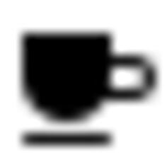 Black coffee cup